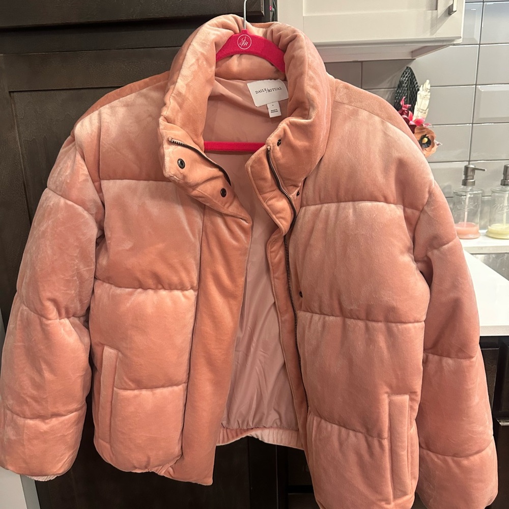 Daily Ritual Blush Pink Jacket